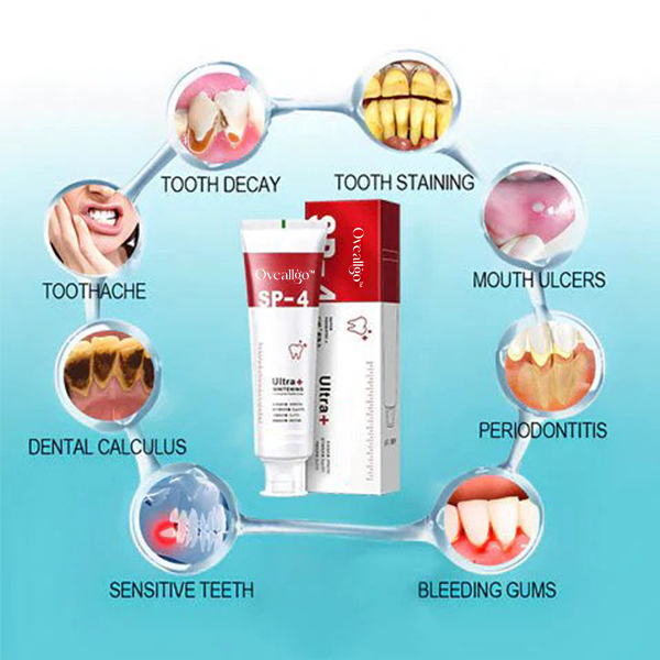 š„2024 HOT SALEš„ Oveallgo⢠SP-4 Probiotic Whitening Toothpaste