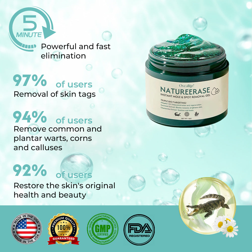 ✅ Offizieller Laden: Oveallgo® EX NatureErase Gel zur sofortigen Entfernung von Muttermalen und Flecken