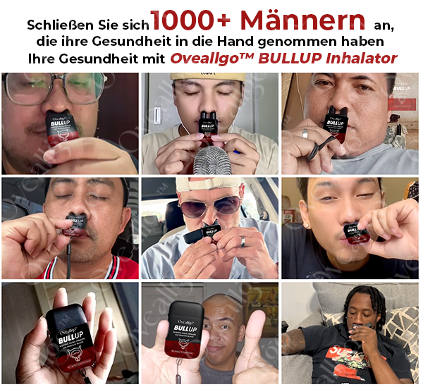 Oveallgo™ PRO Spanien BullUp Doppellöcher-Naseninhalator für die Gesundheit der Prostata