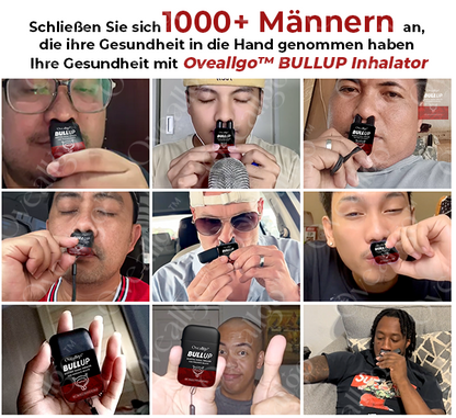 Oveallgo™ PRO Spanien BullUp Doppellöcher-Naseninhalator für die Gesundheit der Prostata